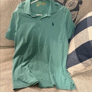 Polo Ralph Lauren Teal Striped Short Sleeve Tee